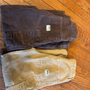 Boys Oshkosh Corduroy Pants in Brown and Cream size 8